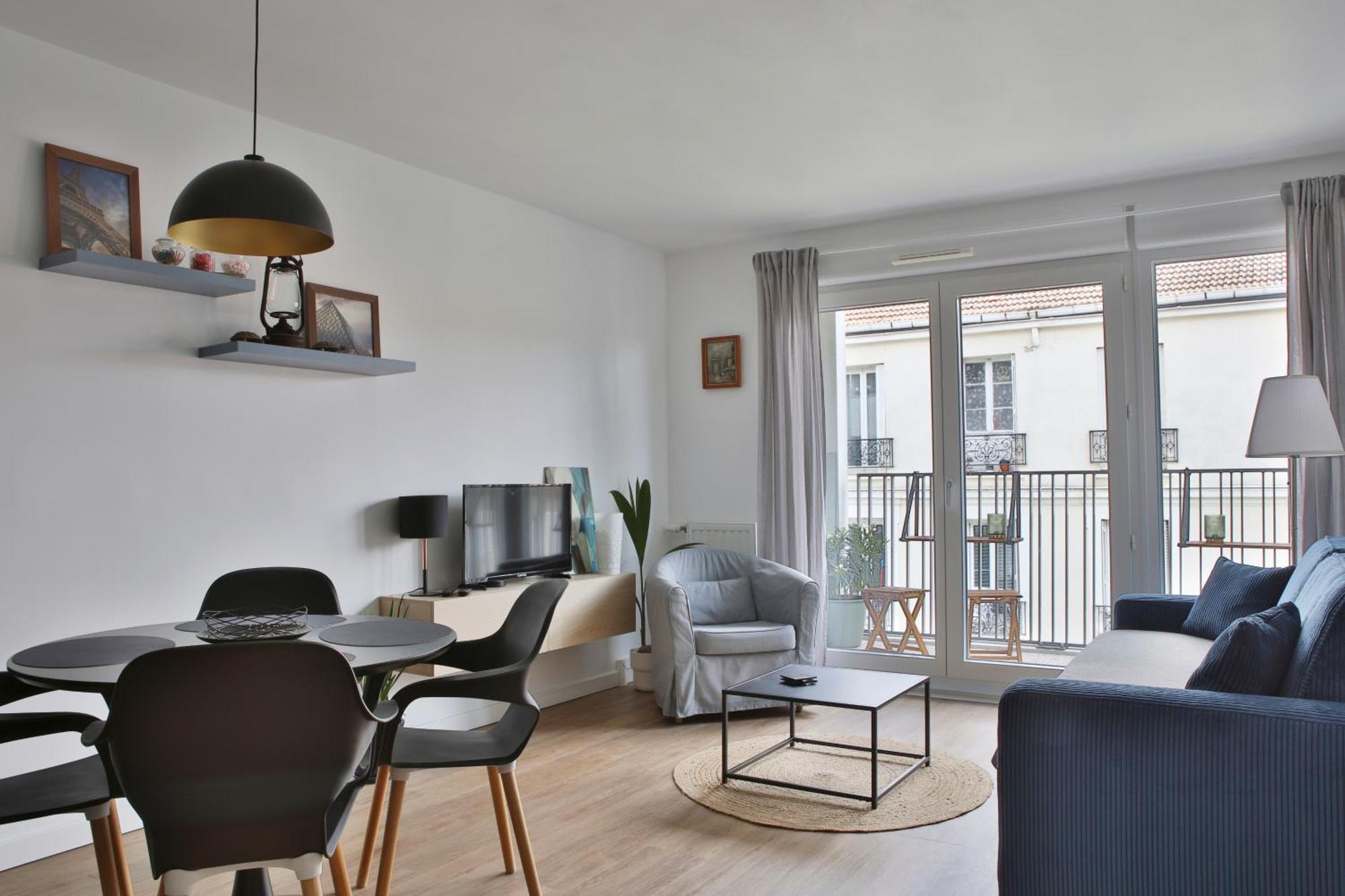 "Starry In So" 47M2, Lits Jumeaux, Parking Gratuit, Rue Calme Et Arboree, Metro 10 Min, Stade De France 24Min A Pied Saint-Ouen  Eksteriør bilde