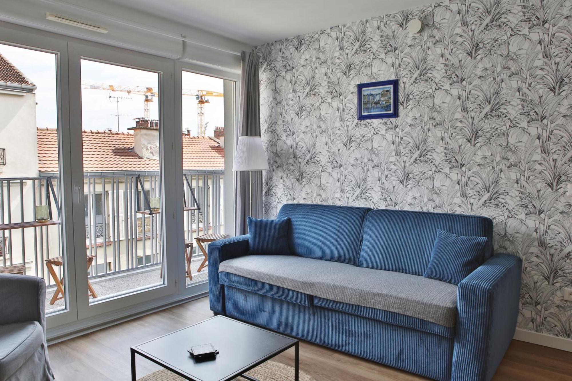 "Starry In So" 47M2, Lits Jumeaux, Parking Gratuit, Rue Calme Et Arboree, Metro 10 Min, Stade De France 24Min A Pied Saint-Ouen  Eksteriør bilde
